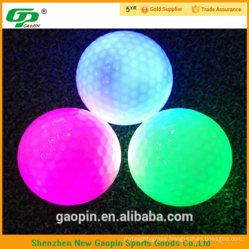 Cheap two pieces glow in the dark ball with several colors to flash